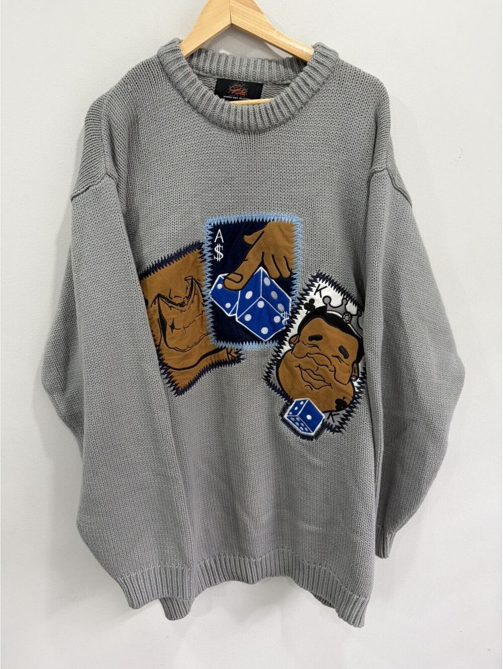 Vintage Fat Albert Knit Sweater sweatshirt dice